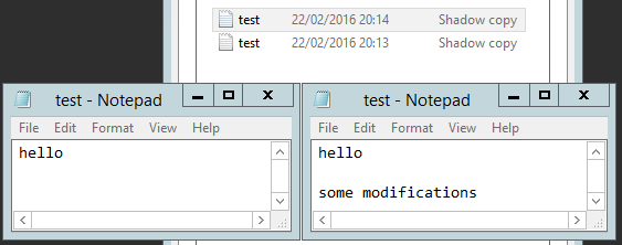 Using Shadow Copies on Windows Server (and Desktop) — screenshot 4