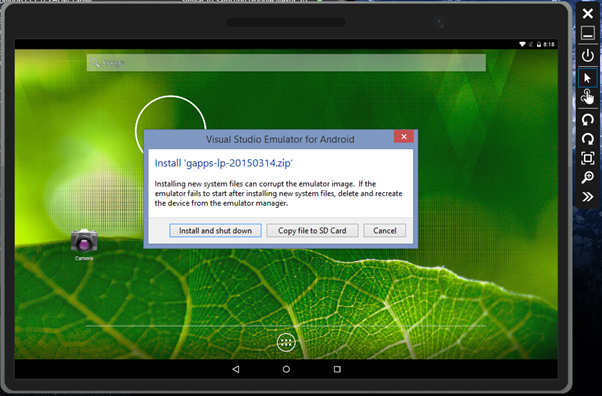 Installing an Android Emulator on Windows with Google Play
